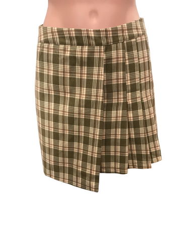 Plaid Mini Skirt