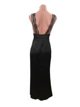 Load image into Gallery viewer, Chloe Black Lacey Long Dress