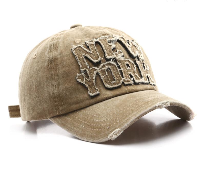 New York Baseball Cap - Sand