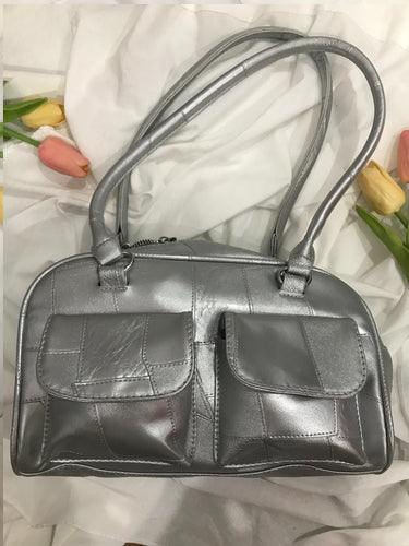 Silver Shoulder Bag