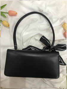 Black Ribbon Handbag