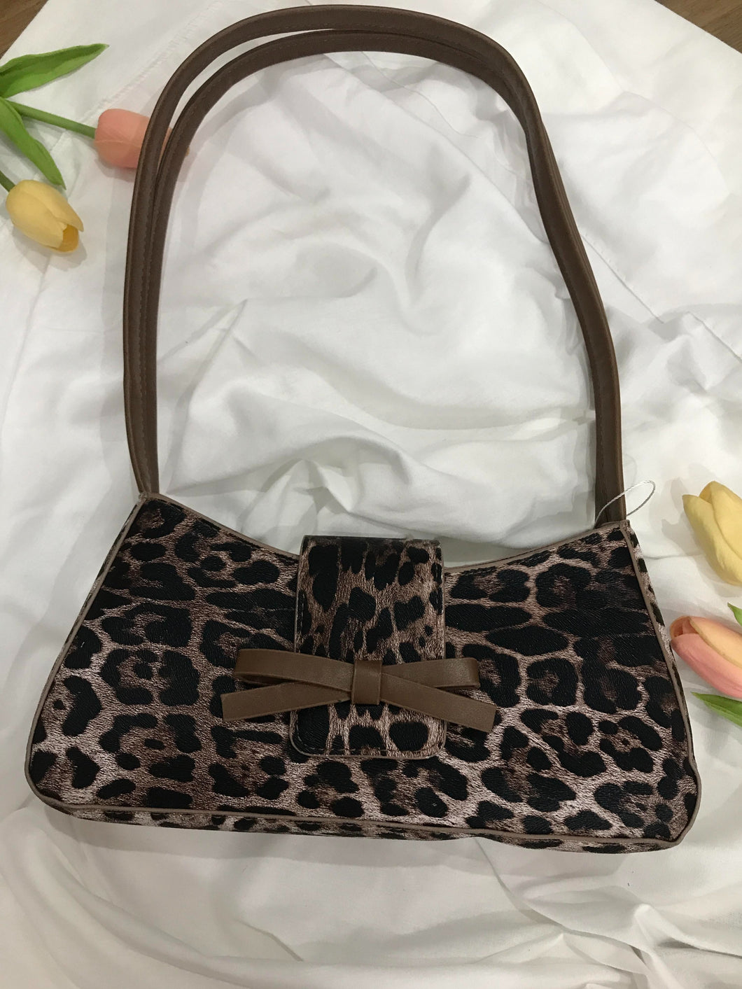 Leopard Bow Handbag