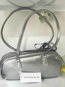 Ribbon Baguette Handbag