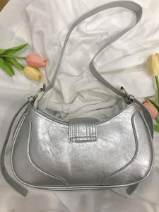 Silver Belt Handbag