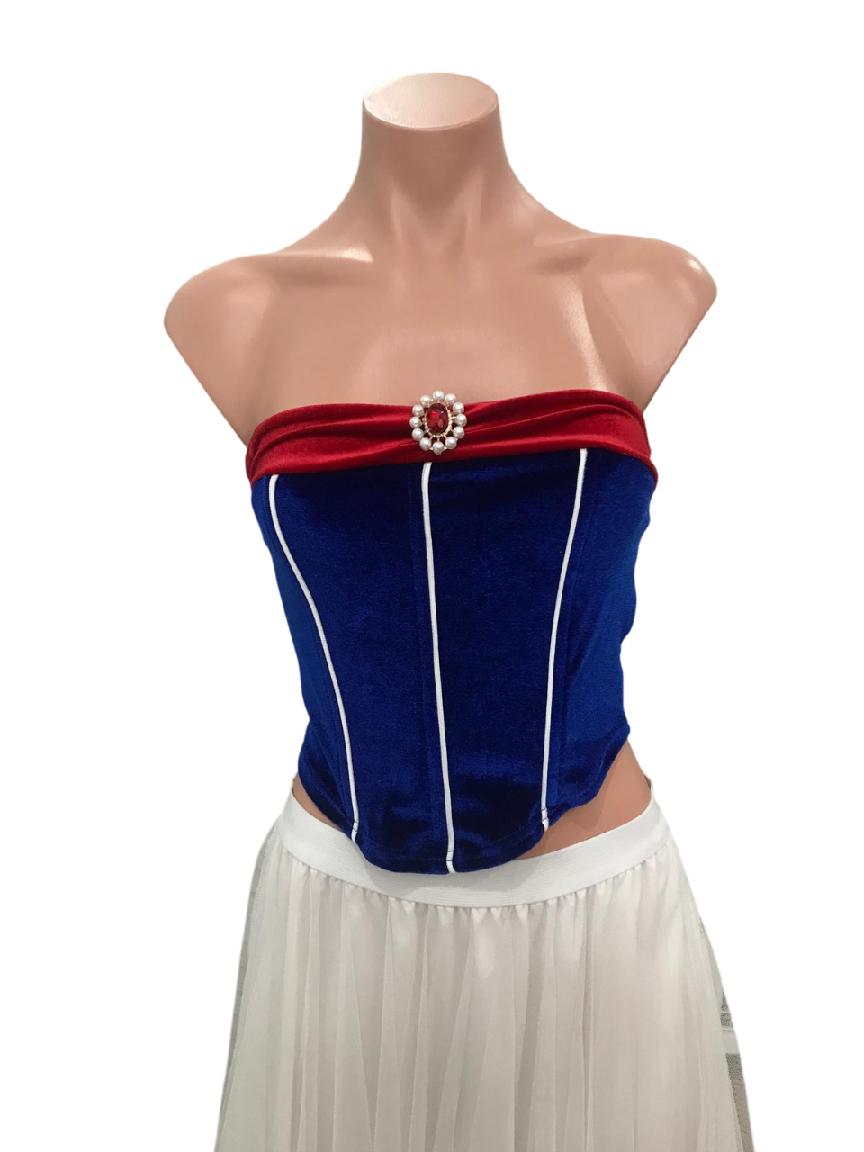 Snow White Crop Top