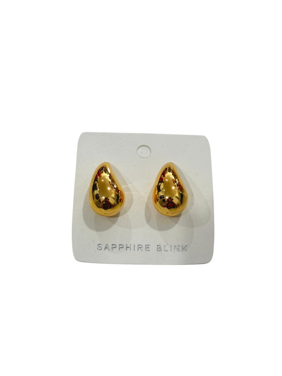 Gold Teardrops Earrings