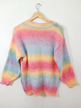 Load image into Gallery viewer, Knit Jumpers Loose Fit Style Rainbow